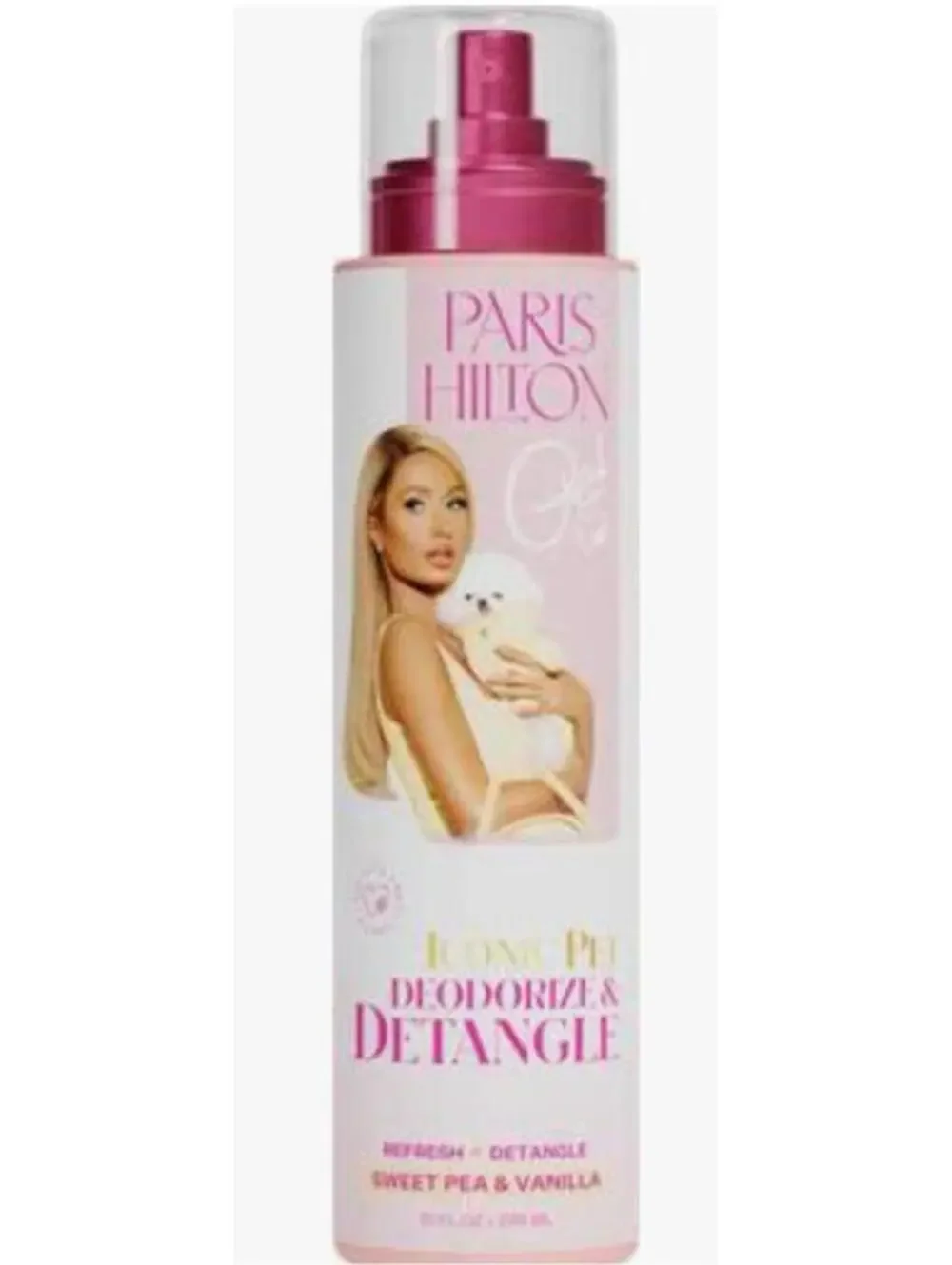 Paris Hilton Pet Iconic Dog Grooming Spray Deodorize Detangle Fresh Scent
